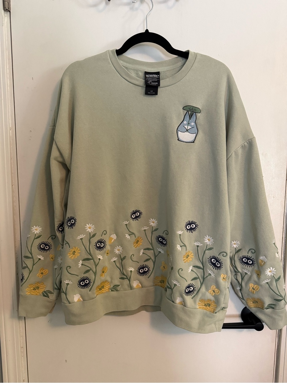 My Neighbor Totoro embroidered sweatshirt